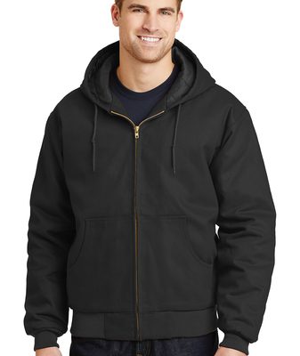Duck Cloth Hooded Work Jacket